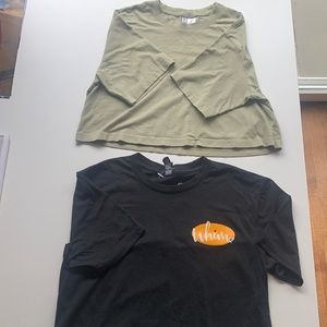 2 tee shirts
